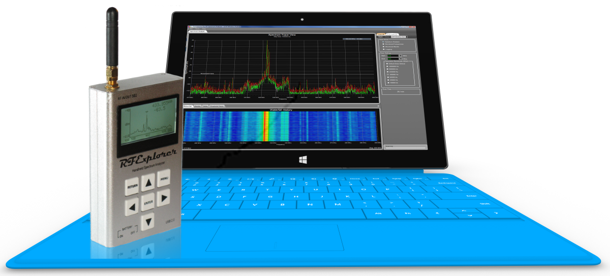 RF Explorer and WifiSurveyor Software